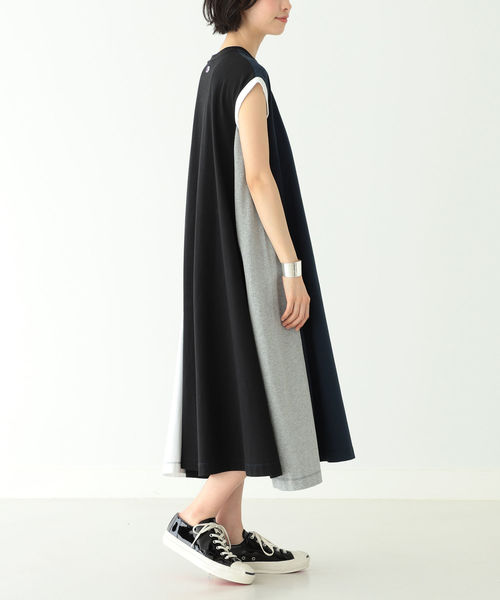 BEAMS BOY(ビームスボーイ)の「Champion / 別注 Aライン ノースリーブ ドレス(ワンピース・レディース・ブラック/ネイビー/グレー/その他・ONE SIZE)」の9枚目の写真
