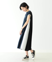 BEAMS BOY | Champion / 別注 Aライン ノースリーブ ドレス(ワンピース)