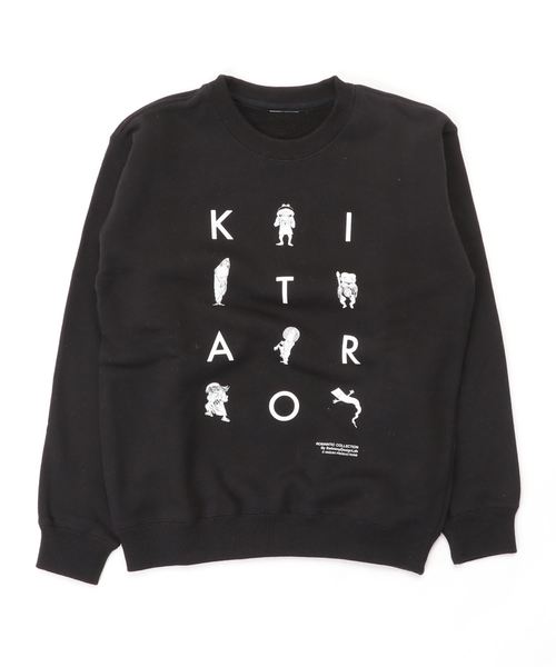 SwimmyDesignLab(スイミーデザインラボ)の「【ゲゲゲの鬼太郎×SwimmyDesignLab】≪限定≫ Gegege/ランダムKITARO/キッズスウェット(スウェット)」|ブラック