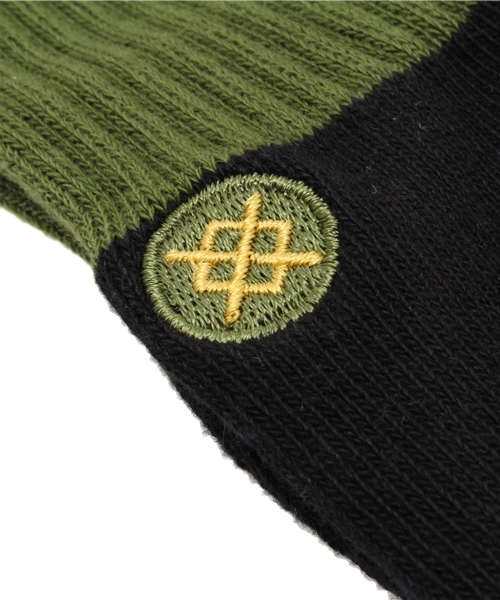 STANCE（スタンス）の「スタンスソックス ラスタ ボーダー STANCE MAYTAL（ソックス/靴下・メンズ・イエロー・27cm）」の4枚目の写真