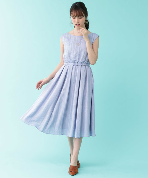 JILL by JILL STUART（ジルバイジルスチュアート）の「◆バックリボンボイルワンピ（ワンピース・レディース・ホワイト/パープル/ブルー・FREE）」の16枚目の写真
