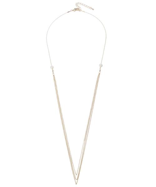 AMERICAN HOLIC(アメリカンホリック)の「ミニパール×タレンチェ-ンネックレス*(ネックレス・レディース・ゴールド・FREE)」の2枚目の写真