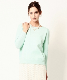 BEAMS LIGHTS Women's | BEAMS LIGHTS / 畦編コットンニット プルオーバー(ニット/セーター)