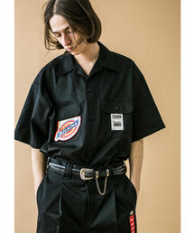 Dickies | ＜Dickies × monkey time＞ CROPPED WORK SHIRT SS/クロップドシャツ(シャツ/ブラウス)
