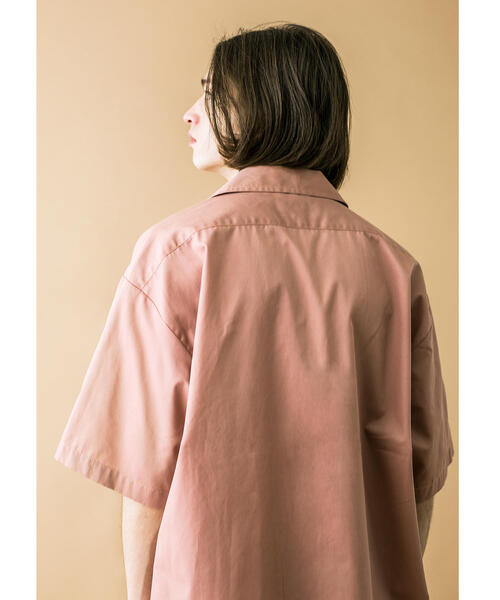 Dickies（ディッキーズ）の「＜Dickies × monkey time＞ CROPPED WORK SHIRT SS/クロップドシャツ（シャツ/ブラウス・メンズ・ブラウン/ブラック/ライトピンク・MEDIUM/LARGE/SMALL）」の17枚目の写真