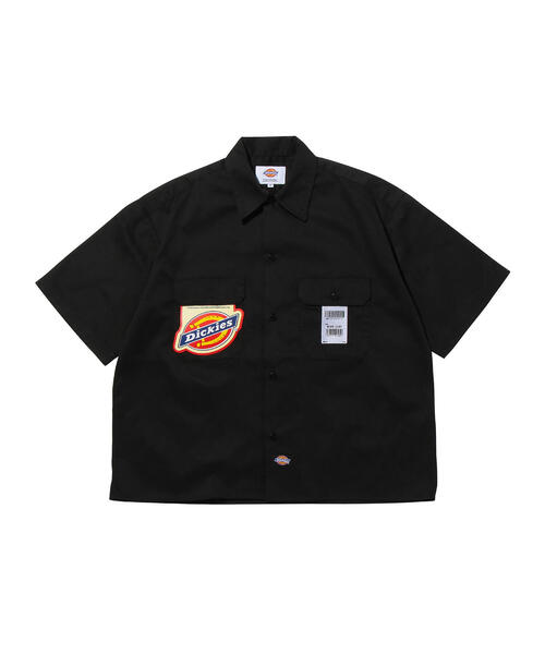 Dickies（ディッキーズ）の「＜Dickies × monkey time＞ CROPPED WORK SHIRT SS/クロップドシャツ（シャツ/ブラウス・メンズ・ブラウン/ブラック/ライトピンク・MEDIUM/LARGE/SMALL）」の10枚目の写真