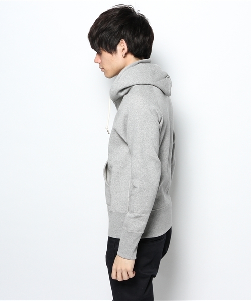 green label relaxing（グリーンレーベルリラクシング）の「STDM GLR ﾂﾘｳﾗｹ パーカー ◆（パーカー・メンズ・グレー/ナチュラル・LARGE/SMALL/MEDIUM）」の6枚目の写真