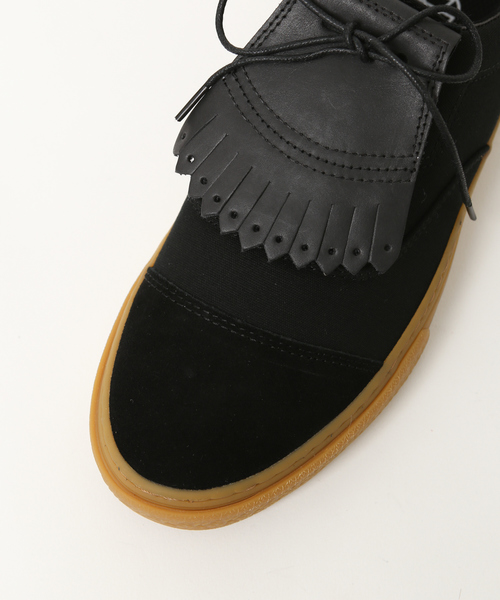 SLACK FOOTWEAR（スラックフットウェア）の「【SLACK×ABAHOUSE/別注】キルトレースアップスニーカー（スニーカー・メンズ・ホワイト/ブラック/ネイビー/レッド/ブラック系その他・27/26.5/27.5）」の16枚目の写真