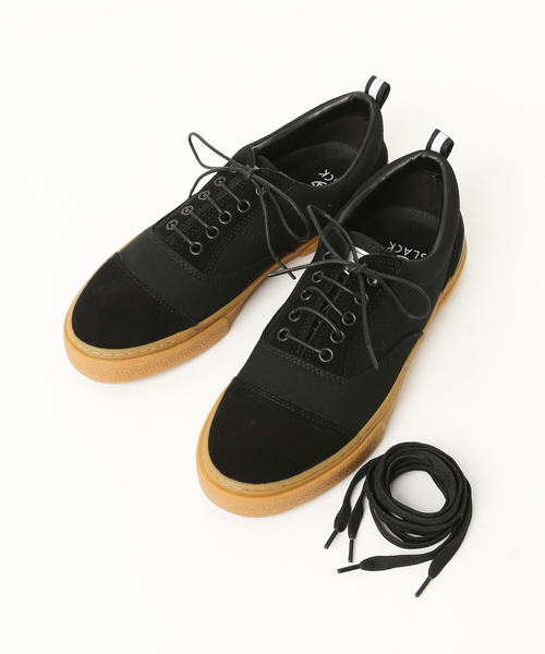 SLACK FOOTWEAR（スラックフットウェア）の「【SLACK×ABAHOUSE/別注】キルトレースアップスニーカー（スニーカー・メンズ・ホワイト/ブラック/ネイビー/レッド/ブラック系その他・27/26.5/27.5）」の20枚目の写真