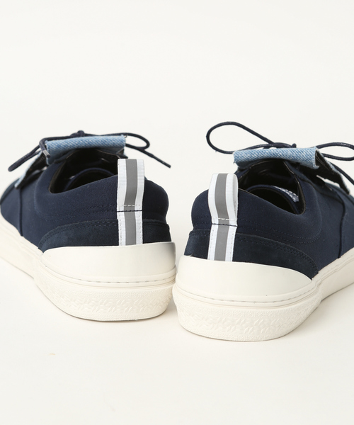 SLACK FOOTWEAR（スラックフットウェア）の「【SLACK×ABAHOUSE/別注】キルトレースアップスニーカー（スニーカー・メンズ・ホワイト/ブラック/ネイビー/レッド/ブラック系その他・27/26.5/27.5）」の11枚目の写真