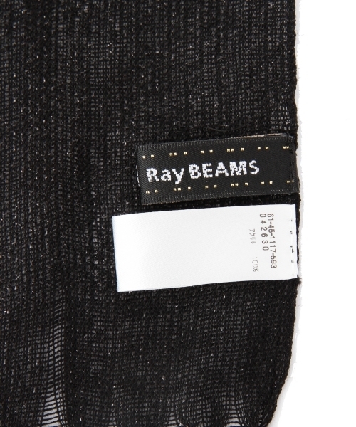 Ray BEAMS（レイビームス）の「Ray BEAMS / ラメストール（マフラー・レディース・ブラック/ピンク/ゴールド・ONE SIZE）」の11枚目の写真