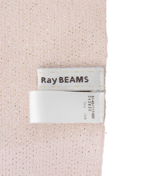 Ray BEAMS（レイビームス）の「Ray BEAMS / ラメストール（マフラー・レディース・ブラック/ピンク/ゴールド・ONE SIZE）」の18枚目の写真