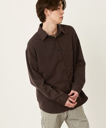 オーバーサイズTRストレッチレギュラーカラーシャツ L/S