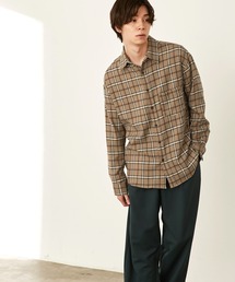 オーバーサイズTRストレッチレギュラーカラーシャツ L/S