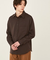 オーバーサイズTRストレッチレギュラーカラーシャツ L/S