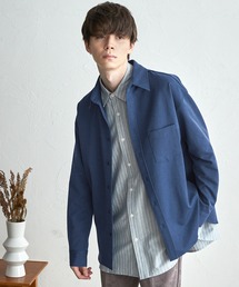 オーバーサイズTRストレッチレギュラーカラーシャツ L/S