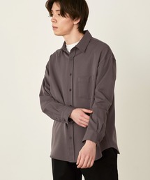 オーバーサイズTRストレッチレギュラーカラーシャツ L/S