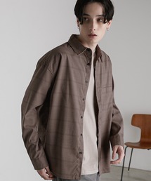 オーバーサイズTRストレッチレギュラーカラーシャツ L/S