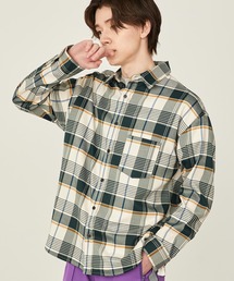 オーバーサイズTRストレッチレギュラーカラーシャツ L/S