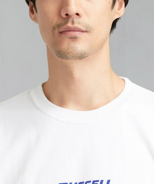 Russell Athletic（ラッセルアスレティック）の「別注［ラッセルアスレチック］RUSSELL ATHLETIC センターロゴ ロンT / カットソー（Tシャツ/カットソー・メンズ・ブラック/ネイビー/ホワイト・S/M/L）」の18枚目の写真