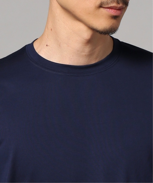 EDIFICE（エディフィス）の「LA BOUCLE / ラブ―クル クルーネックロングスリーブワイド（Tシャツ/カットソー・メンズ・ホワイト×ホワイト/ベージュ/ネイビー・44/46/48）」の9枚目の写真