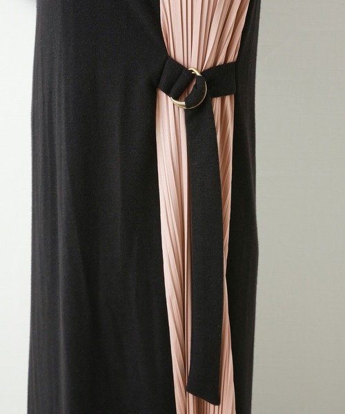 libelle more（リベル モア）の「サイドプリーツワンピース（ワンピース・レディース・ベージュ系その他/ブラック系その他2/ブラック系その他/ブルーグレー/ブラック系その他3/ブラック系その他4/ベージュ系その他2・FREE）」の11枚目の写真