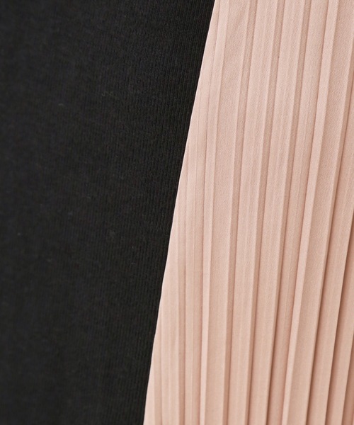 libelle more（リベル モア）の「サイドプリーツワンピース（ワンピース・レディース・ベージュ系その他/ブラック系その他2/ブラック系その他/ブルーグレー/ブラック系その他3/ブラック系その他4/ベージュ系その他2・FREE）」の10枚目の写真