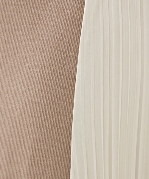 libelle more（リベル モア）の「サイドプリーツワンピース（ワンピース・レディース・ベージュ系その他/ブラック系その他2/ブラック系その他/ブルーグレー/ブラック系その他3/ブラック系その他4/ベージュ系その他2・FREE）」の9枚目の写真