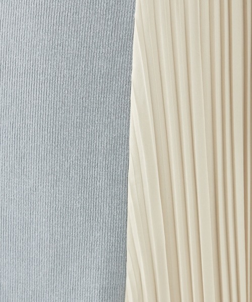 libelle more（リベル モア）の「サイドプリーツワンピース（ワンピース・レディース・ベージュ系その他/ブラック系その他2/ブラック系その他/ブルーグレー/ブラック系その他3/ブラック系その他4/ベージュ系その他2・FREE）」の8枚目の写真