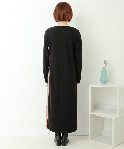 libelle more（リベル モア）の「サイドプリーツワンピース（ワンピース・レディース・ベージュ系その他/ブラック系その他2/ブラック系その他/ブルーグレー/ブラック系その他3/ブラック系その他4/ベージュ系その他2・FREE）」の19枚目の写真