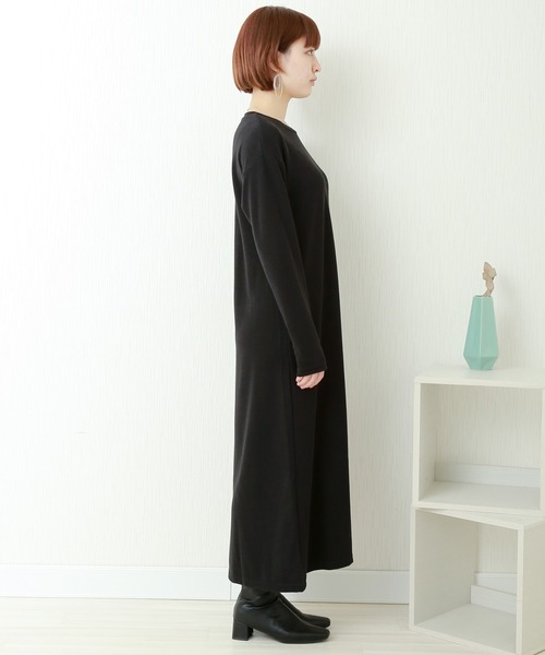 libelle more（リベル モア）の「サイドプリーツワンピース（ワンピース・レディース・ベージュ系その他/ブラック系その他2/ブラック系その他/ブルーグレー/ブラック系その他3/ブラック系その他4/ベージュ系その他2・FREE）」の18枚目の写真