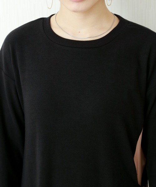 libelle more（リベル モア）の「サイドプリーツワンピース（ワンピース・レディース・ベージュ系その他/ブラック系その他2/ブラック系その他/ブルーグレー/ブラック系その他3/ブラック系その他4/ベージュ系その他2・FREE）」の17枚目の写真