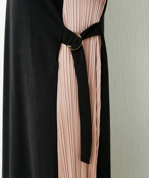 libelle more（リベル モア）の「サイドプリーツワンピース（ワンピース・レディース・ベージュ系その他/ブラック系その他2/ブラック系その他/ブルーグレー/ブラック系その他3/ブラック系その他4/ベージュ系その他2・FREE）」の16枚目の写真