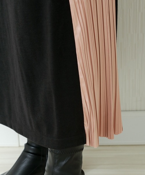 libelle more（リベル モア）の「サイドプリーツワンピース（ワンピース・レディース・ベージュ系その他/ブラック系その他2/ブラック系その他/ブルーグレー/ブラック系その他3/ブラック系その他4/ベージュ系その他2・FREE）」の15枚目の写真