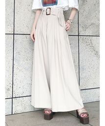 MURUA | ワイドベルトボリュームパンツ(その他パンツ)