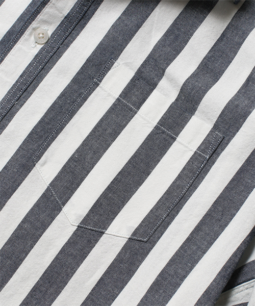 NANO universe（ナノユニバース）の「TABLOID NEWS(タブロイドニュース)/ TN別注　岡山シャツ　INDIGO（シャツ/ブラウス・メンズ・その他1/その他2・SMALL/MEDIUM/X-LARGE/LARGE）」の8枚目の写真