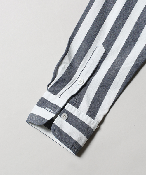 NANO universe（ナノユニバース）の「TABLOID NEWS(タブロイドニュース)/ TN別注　岡山シャツ　INDIGO（シャツ/ブラウス・メンズ・その他1/その他2・SMALL/MEDIUM/X-LARGE/LARGE）」の12枚目の写真