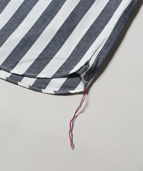 NANO universe（ナノユニバース）の「TABLOID NEWS(タブロイドニュース)/ TN別注　岡山シャツ　INDIGO（シャツ/ブラウス・メンズ・その他1/その他2・SMALL/MEDIUM/X-LARGE/LARGE）」の14枚目の写真