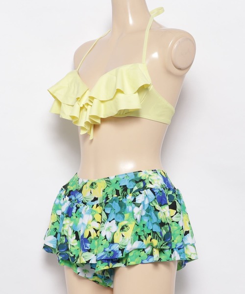 LIZLISA系 花柄フリルショートパンツ スカパン 花柄 総レース Summer Collection🌸 . New Arrival