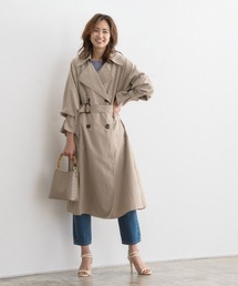 Pierrot | バックジョーゼットトレンチコート(トレンチコート)