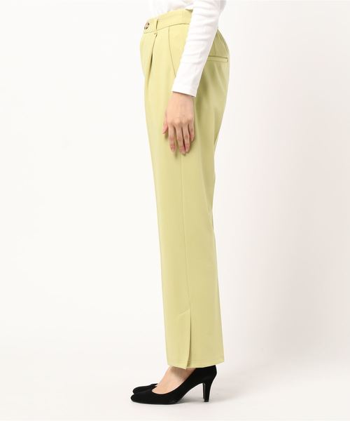 archives（アルシーヴ）の「タックテーパードパンツ（その他パンツ・レディース・イエロー/ブラック/ブルー/グリーン・MEDIUM）」の6枚目の写真