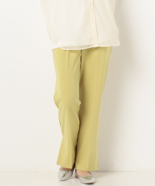 archives（アルシーヴ）の「タックテーパードパンツ（その他パンツ・レディース・イエロー/ブラック/ブルー/グリーン・MEDIUM）」の4枚目の写真