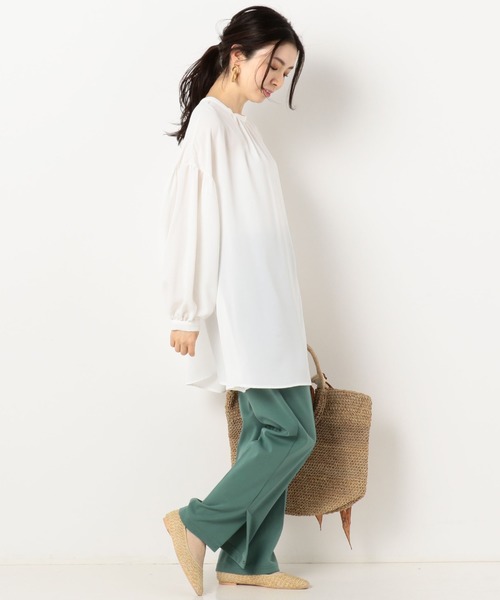 archives（アルシーヴ）の「タックテーパードパンツ（その他パンツ・レディース・イエロー/ブラック/ブルー/グリーン・MEDIUM）」の22枚目の写真