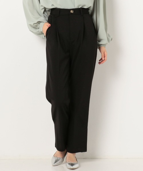 archives（アルシーヴ）の「タックテーパードパンツ（その他パンツ・レディース・イエロー/ブラック/ブルー/グリーン・MEDIUM）」の17枚目の写真