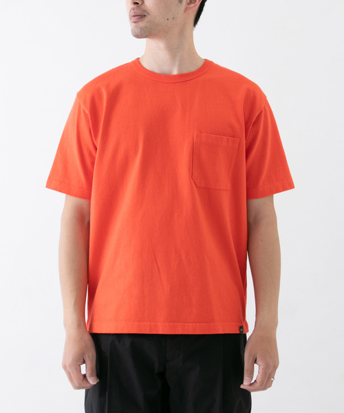 WORK NOT WORK URBAN RESEARCH(ワークノットワークアーバンリサーチ)の「WORK NOT WORK スーパーヘヴィーポケットTシャツ(Tシャツ/カットソー・メンズ・ブラック/オフホワイト/オレンジ/ミント・SMALL/MEDIUM/LARGE/X-LARGE)」の5枚目の写真