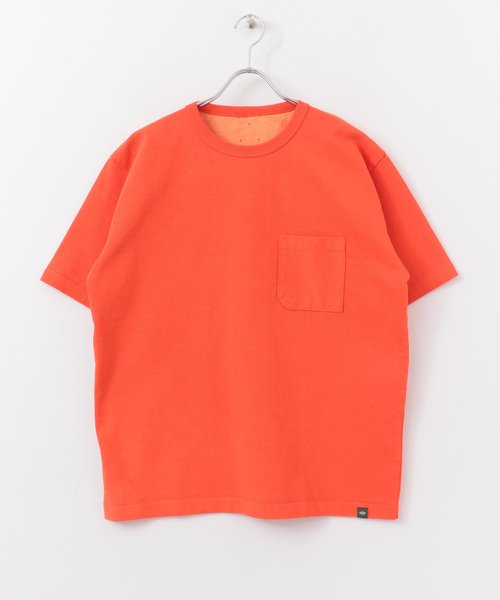 WORK NOT WORK URBAN RESEARCH(ワークノットワークアーバンリサーチ)の「WORK NOT WORK スーパーヘヴィーポケットTシャツ(Tシャツ/カットソー・メンズ・ブラック/オフホワイト/オレンジ/ミント・SMALL/MEDIUM/LARGE/X-LARGE)」の11枚目の写真