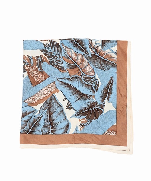 LE VERNIS(ル・ベルニ)の「LE VERNIS(ル・ベルニ)ボタニカルスカーフ(バンダナ/スカーフ・レディース・イエロー/ブラウン・FREE)」の5枚目の写真