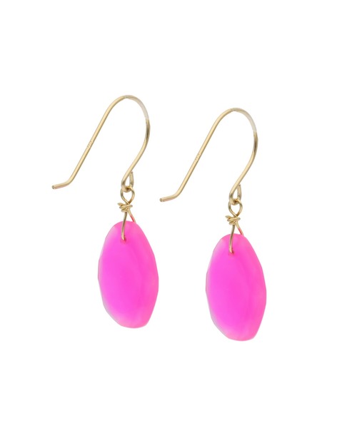 Jewel closet by L&Co.(ジュエルクローゼットバイエルアンドコー)の「K10 スイングストーン ピアス(ピアス(両耳用)・レディース・スカイブルー/ネイビー/ピンク/グリーン/クリアブルー/ライトパープル・FREE)」の17枚目の写真