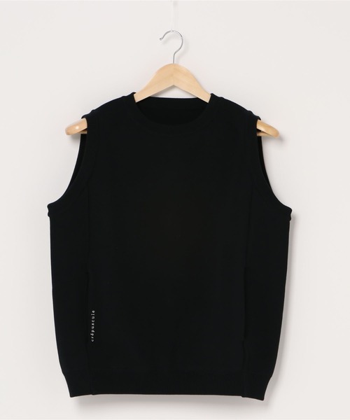CREPUSCULE クレプスキュール MILANO VEST ブラック crepuscule（クレプスキュール）の「crepuscule MILANO VEST