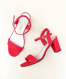 Liberty Doll / 7.5cmチャンキーヒール セパレートストラップサンダル レディース 美脚サンダル ストラップサンダル チャンキーヒール 歩きやすい きれいめ 韓国ファッション オフィス(4066)